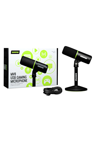 Shure MV6 - Cardioid Dynamic USB-C Microphone