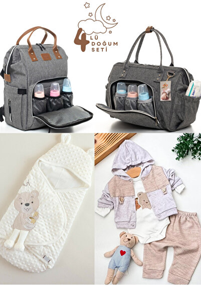 Pimadyo Large Birth Set (Hospital Release, Shoulder and Backpack, Chickpea Sw...