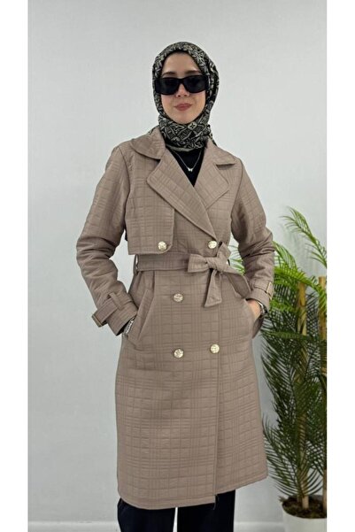 Tebrikler tekstil Women's Midi Coat Winter Model G4478
