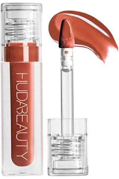 HudaBauty HUDA BEAUTY Faux Filler Shiny Non-Sticky Lip Gloss Foxy - Caramel B...