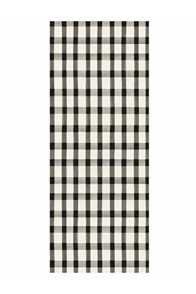 Hester & Cook Black Painted Check Guest Napkin Pack Of 16