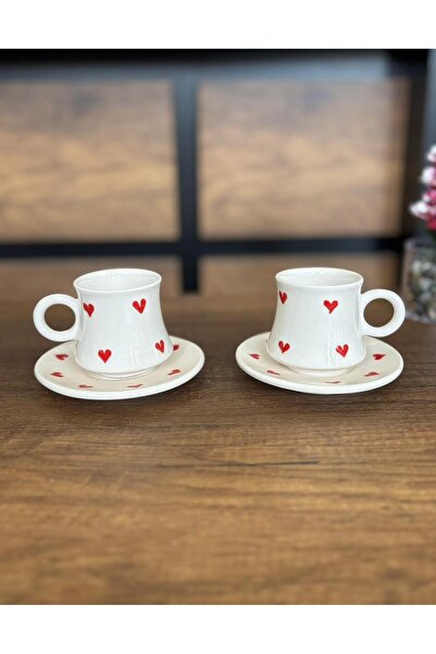 şeffafavm 2-Piece Ceramic Cup Handmade