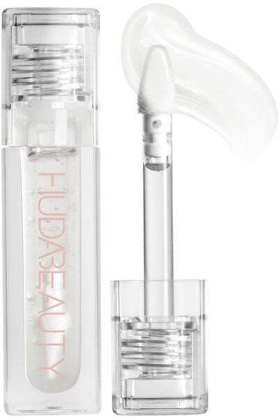 HudaBauty ملمع شفاه لامع غير لزج من هدى بيوتي - شفاف