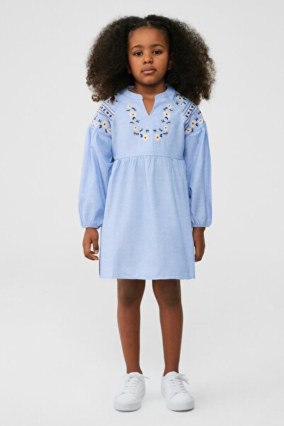 Tyess BG Store Girl's Blue Dress