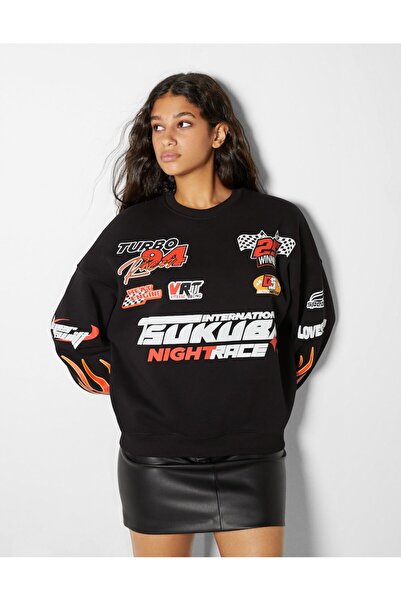 FUWEAR سترة تيوكوبا توربو 94 سوداء كبيرة الحجم