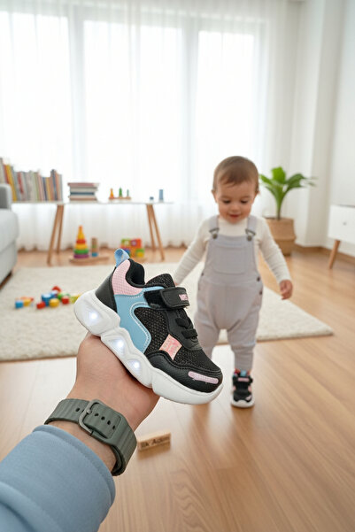 enoch أحذية الأطفال من إيرست ستيب ذات نعل مرن وسهلة الارتداء