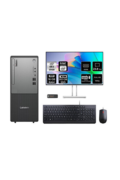 LENOVO ThinkCentre Neo 50T G5 i3 13100 16GB 512GB SSD FDOS Masaüstü Bilgisaya...