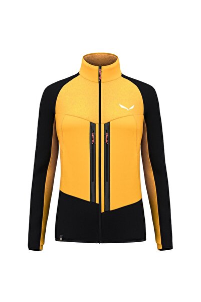 Salewa Ortles Alpine Merino Women's Fleece-Yellow/Black-42/36