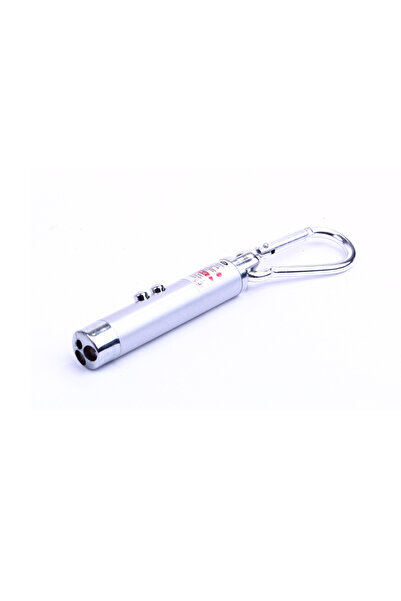 silky glows Keychain Laser Wt177 - Durable Aluminum Keychain with White/Red L...
