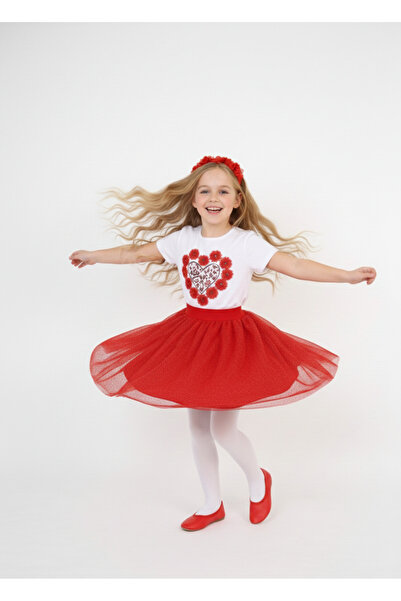 NACAR STORE زي عرض للفتيات في 23 أبريل و29 أكتوبر، تنورة توتو، تي شيرت مطبوع ...