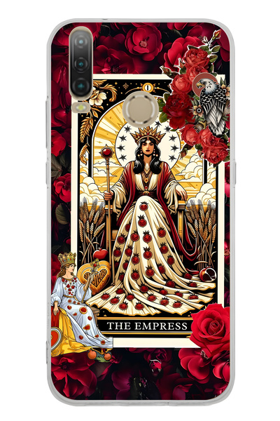 FLAMENKO حافظة هاتف شفافة بنمط إمبراطوريتش تاروت متوافقة مع جهاز General Mobi...