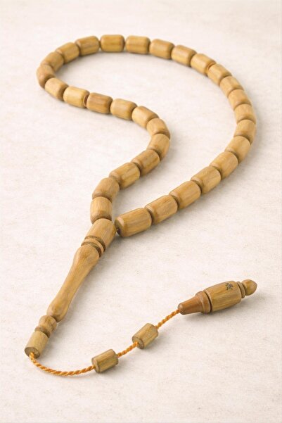 OSENSE كبسولة خرز تسبيح من خشب الأكاسيا 8*12 مم