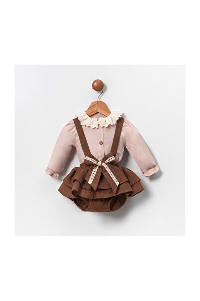 Coolimino Baby Girl Romper with Bow Tie Attachment