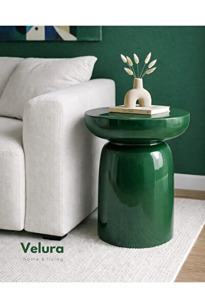 Velura Home & Living Fargo Mantar Yan Sehpa - Yeşil