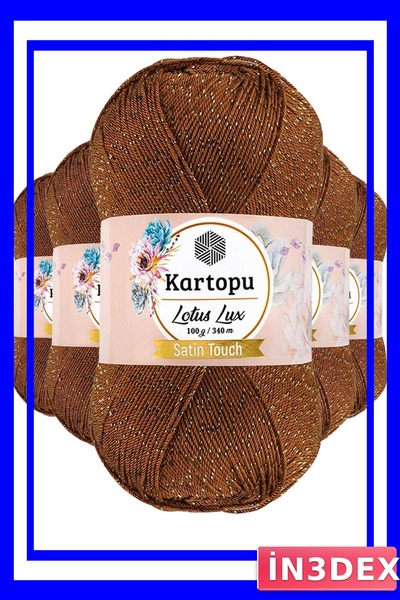 İN3DEX Bikini Bustier Blouse Set Made with Glittery Knitting Yarn