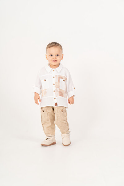 JNF kids Baby Boy & Child Holiday Long Sleeve Stylish Shirt and Pants Set
