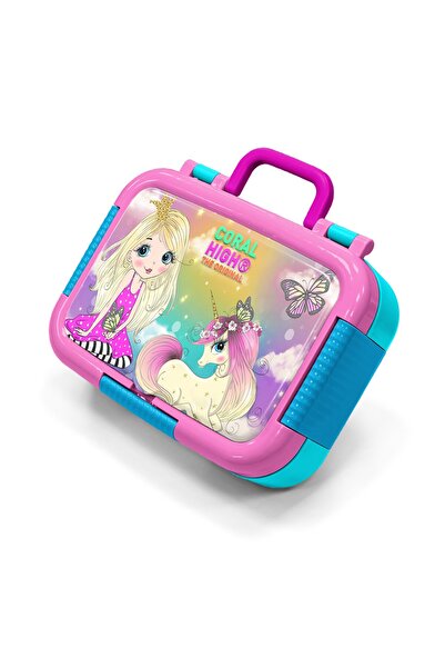 Coral High Παιδικό δοχείο φαγητού από ανοξείδωτο ατσάλι με μοτίβο για κορίτσι...