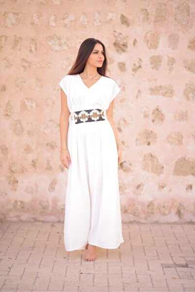 UNBOX Rum Kaftan – White