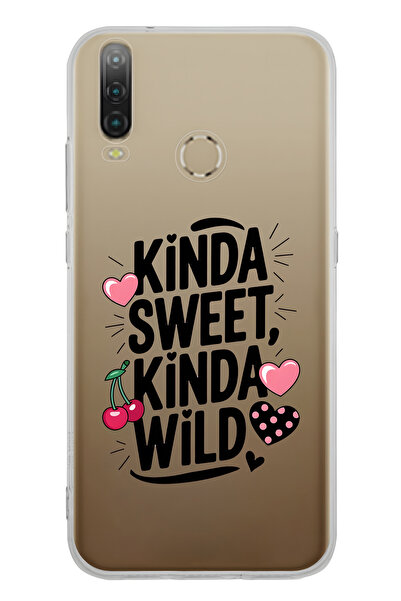 FLAMENKO حافظة هاتف شفافة بنمط Kinda Sweet Kinda Wild متوافقة مع جهاز General...