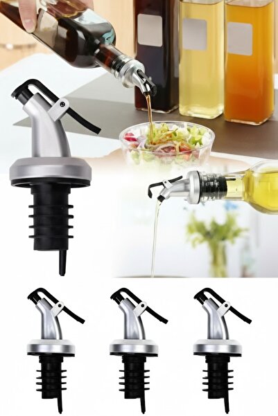 UNDHOME 3 Pieces of Oil Pot Stopper, Leak-Proof Cap, Bottle Spout, Serving Ap...