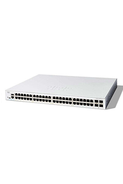 BRANDTECH Catalyst 1300-48P 4G Managed Switch 48 Port GE PoE 4x1GE SFP C13