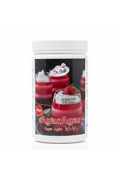 Dr. Gusto Agar Agar 200 Gr – Bitkisel Jel Kıvam Verici 900 Bloom