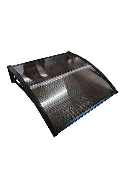 MAPROFI Copertina de usa 100x100cm marchiza adapost acoperis negru-bronz