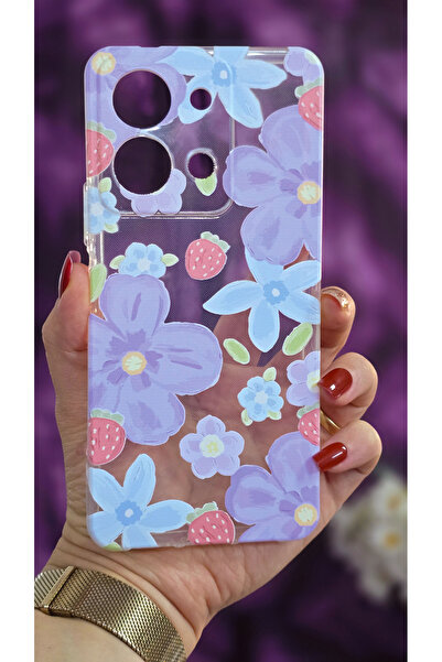 SUPER FRAME حافظة هاتف شفافة مطبوعة متوافقة مع هاتف Vivo Y36