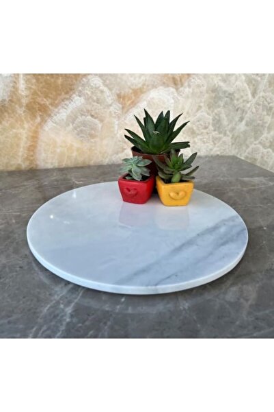 Generic Calacatta Marble Round Board 30x1cm dia
