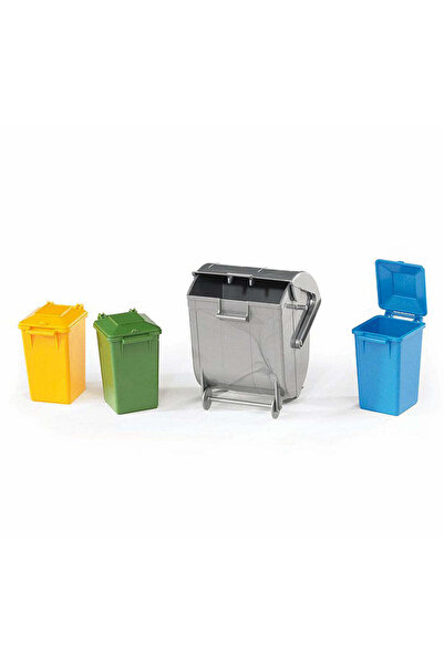 Bruder accessories set trash cans