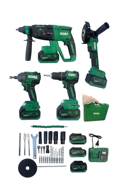 BUTOOLS KABARTMALI DÖRTLÜ SET