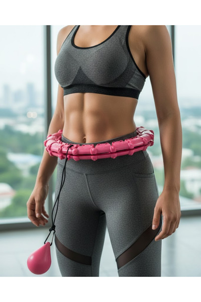 Kanonik Education Smart Hula Hoop Circle 24 Pieces Adjustable Purple Ring