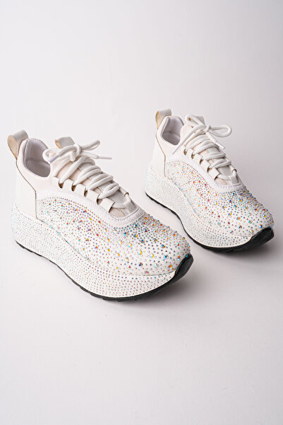 Madam Tarz Ljn-604 Thick Sole Stone-Laced Sports Shoes