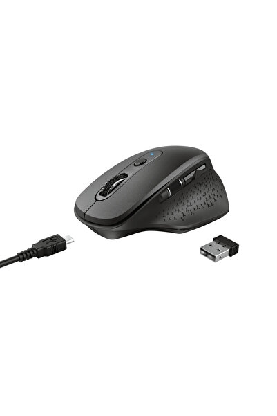 Trust Mouse Ozaa, Reîncărcabil Wireless, negru