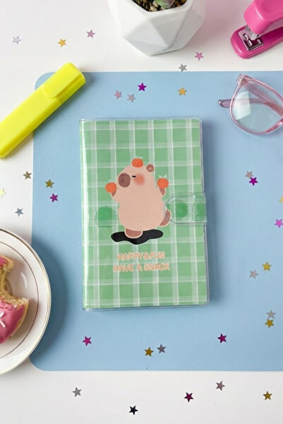 Şehir Online Mağazacılık Cute Animals Series A7 Mini Notebook - 140 Lined Pag...