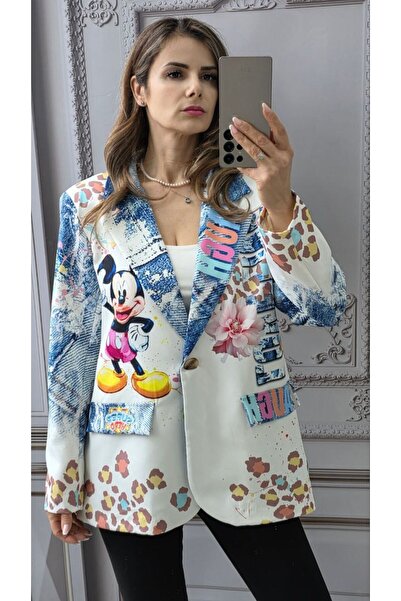 MAXORA SHOP Jacket with Printed