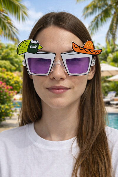 PARTİPORT كؤوس تيكيلا بتصميم أنيق للحفلات مع زجاج أرجواني - كؤوس حفلات بتفاصي...