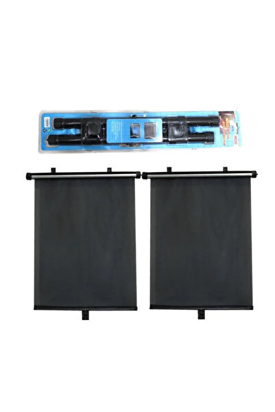 WROSE PERDE YAN CAM MAKARALI OTOMATİK SİYAH 36x54CM 2Lİ W-ROSE AKSESUAR