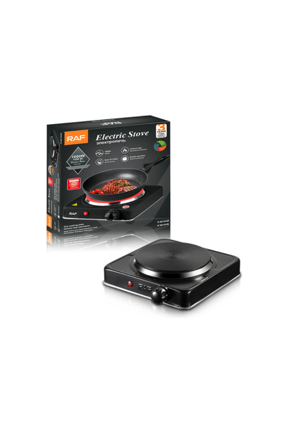 raf Plita Electrica Ceramica 8010AB cu Control al Temperaturii, 1000W