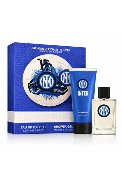 İnter Licensed MILAN Men's Gift Set - Eau de Toilette 100 ml and Shower Gel 2...