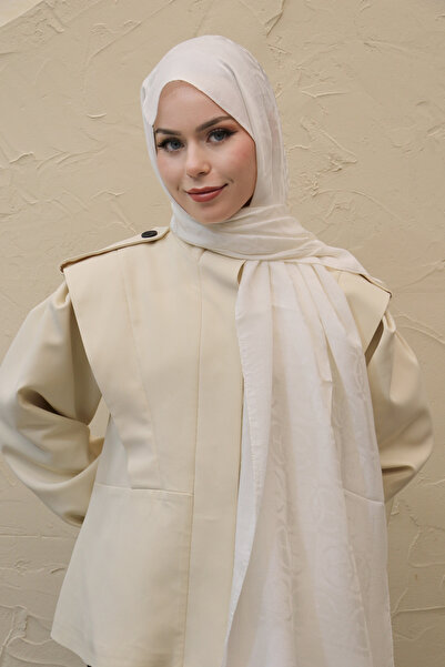 efdal şal eşarp Monogram Pattern Nia Cotton Shawl