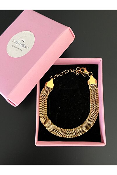 tones official Straw Weave Steel Bracelet