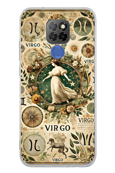 FLAMENKO حافظة هاتف شفافة بنمط برج العذراء متوافقة مع جهاز General Mobile GM 20