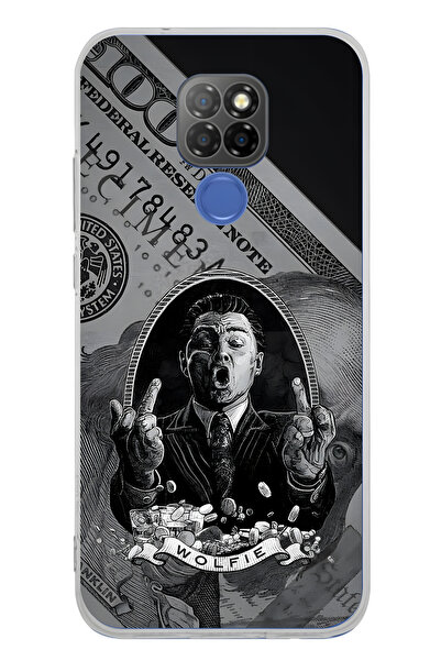 FLAMENKO حافظة هاتف شفافة بنمط وولفي متوافقة مع جهاز General Mobile GM 20