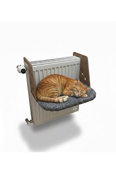 LIGHTSTAR Petek Askılı Kedi Yatağı – Radyatör Üstü, 45x29 cm, 20 Kg Taşıma, Y...