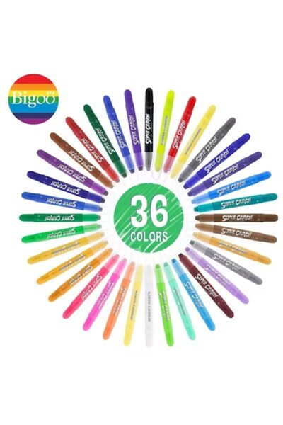 FRYGAMIC Set de 36 de creioane colorate 