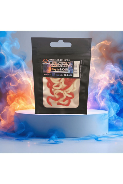 Aqua Air Pop-Up AquaCarp MAGGOTS Pește&Krill 40buc.