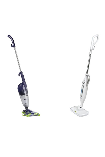 raf Pachet Aspirator Vertical 2-în-1 R.8673BK, Negru + Mop cu Abur Electric R...