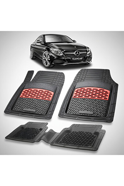 TEAMCAR Covorase Mercedes-Benz C-Class Compatibile C205 Coupe 2016-2022 | Red