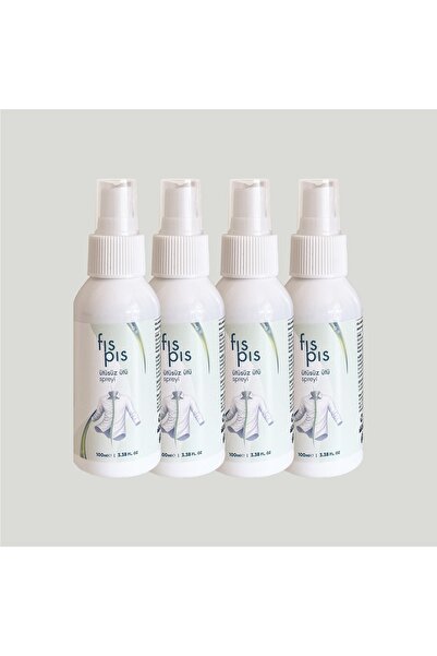 FISPIS Ütüsüz Ütü Spreyi ( Sprey) 100 ml x 4
